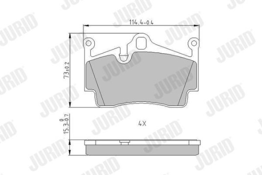 Bremseklosser JURID 573769J Bremseklosser JURID 573769J