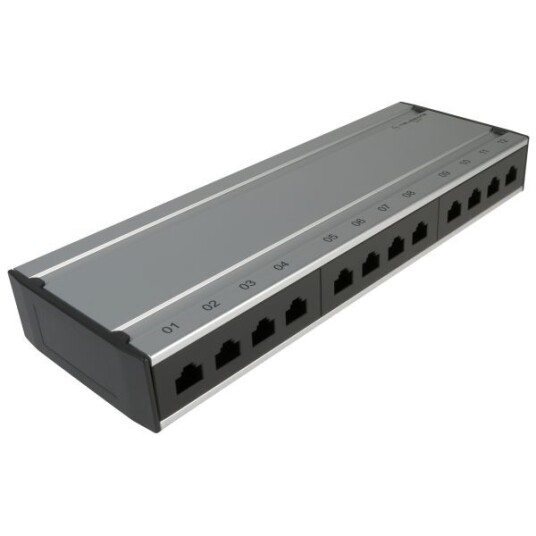Elko EKO02820 Patchboks veggmontering, C6 12 porter