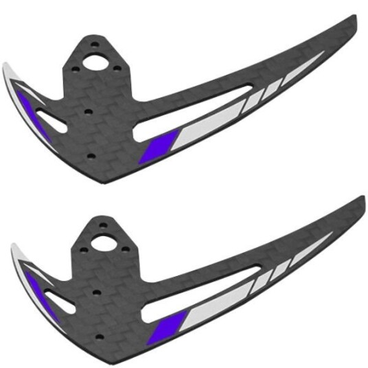 OMP OSHM2328W Vertical Stabilizer Set White