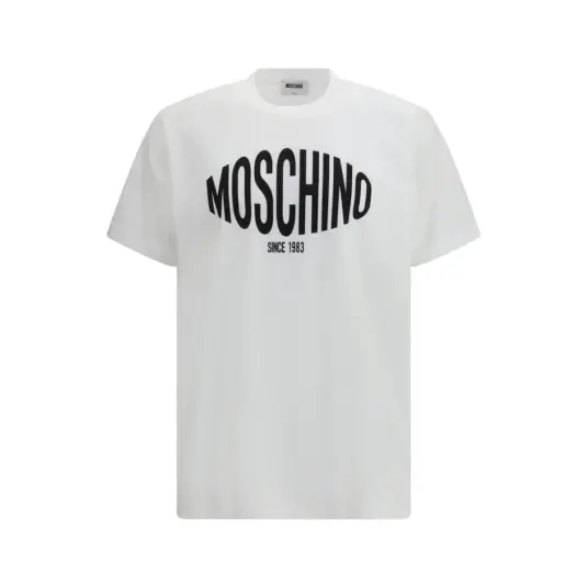Moschino Herre Topper Hvit M, Moschino Herre Topper Hvit M,