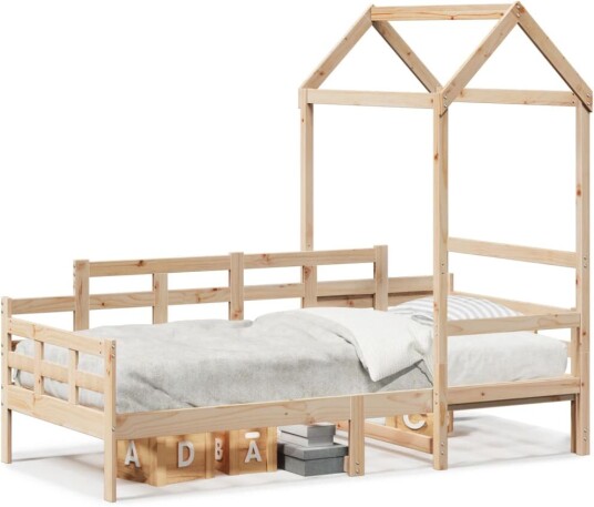 Dagseng med tak 90x200 cm heltre furu 8721102671982