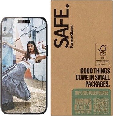 SAFE by PanzerGlass SAFE. by - screen protector for mobile phone - ultra-wide fit