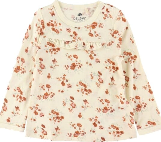 CeLaVi Genser Misty Rose m. Blomster CeLaVi 50 Genser Hvit