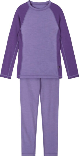 Reima Wool Base Layer Set Taitoa Purple 130