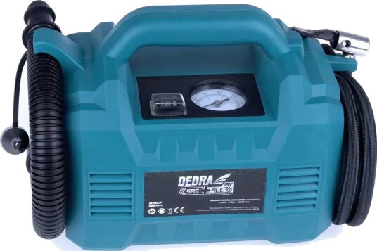Dedra Batteridrevet Kompressor Sas+All 18 v, 10 bar (Uten Batteri)