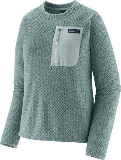 Patagonia Women"s R1 Air Fleece Crewneck Blue Sage XL