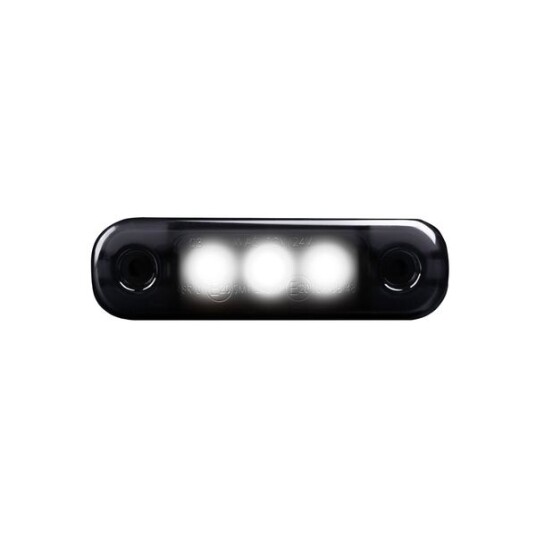 Posisjonslys Strands Dark Knight Super Dark Slim 3LED   12/24V / 1W / 84 mm Hvit