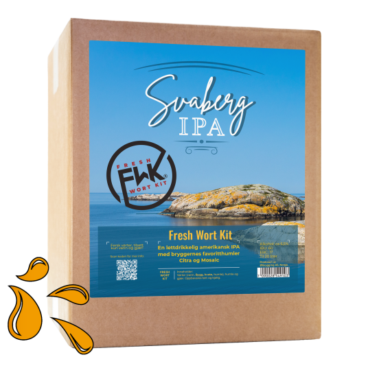 Fwk FWK Svaberg IPA Fresh Wort Kit Ferdig brygget vørter til 20L øl Fwk FWK Svaberg IPA Fresh Wort Kit Ferdig brygget vørter til 20L øl