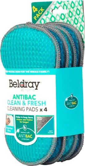 Beldray Mikrofibersvamper (4-pk)