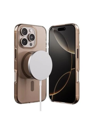 CRONG Clear MAG Pro   iPhone 16 Pro MagSafe Case Desert