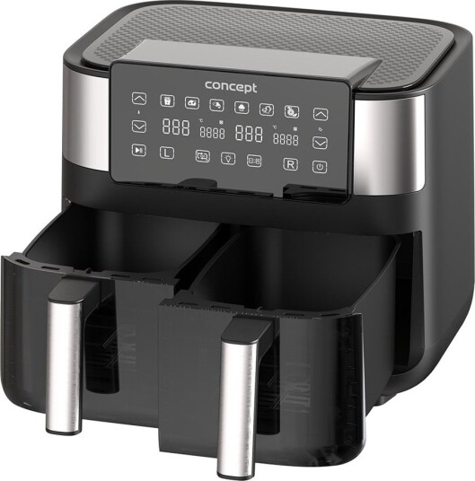 Concept FR8000 Airfryer Dobbel, 8L, 2850W Concept FR8000 Airfryer Dobbel, 8L, 2850W