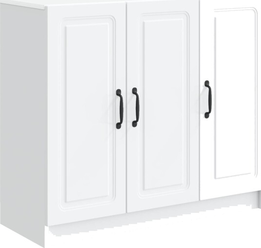 Serviesskap Hvit 89 x 34,5 x 77 cm Konstruert tre
