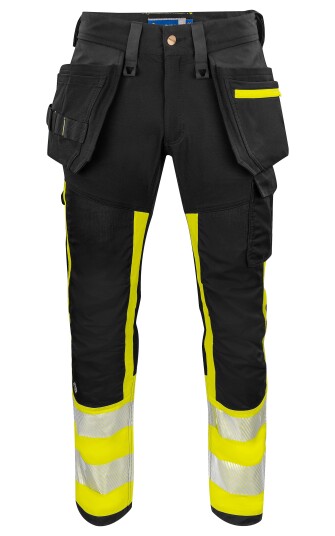 ProJob 6540 Håndverksbukse En Iso 20471 Kl 1 Yellow/Black C48 ProJob 6540 Håndverksbukse En Iso 20471 Kl 1 Yellow/Black C48