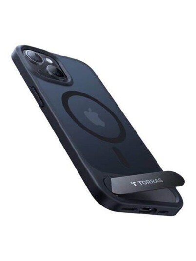 Torras UPRO Pstand Case for iPhone 15 Pro (Black)