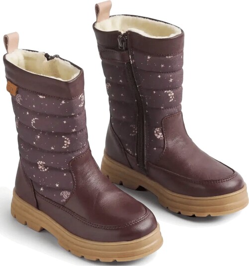Wheat Winterboot Koa Tex PLUM TRUFFLE STARS 26 Wheat Winterboot Koa Tex PLUM TRUFFLE STARS 26