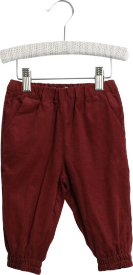 Burgunder Wheat Baby Trousers Lillie Bukse (86 / 1,5 år)