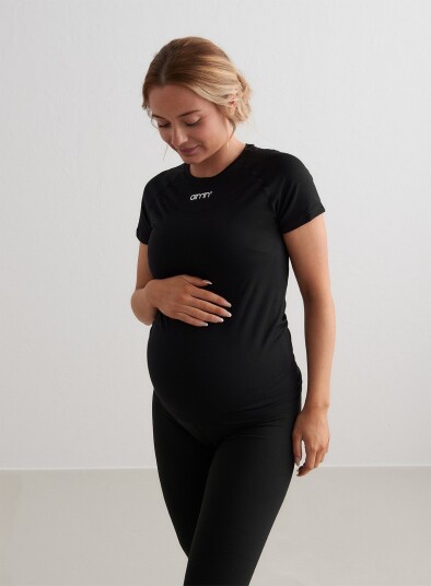 aim´n Soft Basic Maternity Short Sleeve - Black - XS aim´n Soft Basic Maternity Short Sleeve - Black - XS