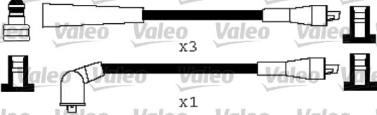 Tennplugg kabelsett VALEO 346536
