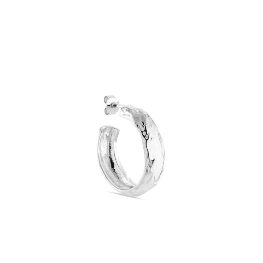 Jane Kønig Big Bruised Heart Hoop Sølv Sterling 925 