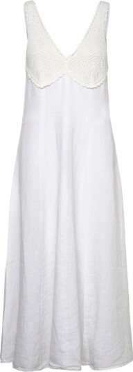 Polo Ralph Lauren 15/1 Pd Linen Wvn Dresses White 34