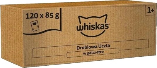 Whiskas Fjærkrefest I Gelé 120X85 G Whiskas Fjærkrefest I Gelé 120X85 G
