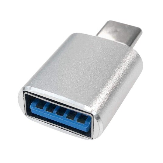 Estore Usb a Til Usb c adapter 3 Cm Sølv