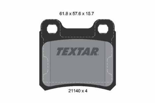 Bremseklosser TEXTAR 2114001