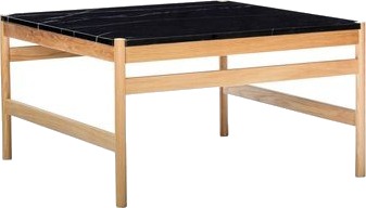 Hübsch Raw Sofabord - Sort/Natur Hübsch Raw Sofabord - Sort/Natur