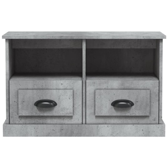 vidaXL TV-benk betonggrå 80x35x50 cm konstruert tre vidaXL TV-benk betonggrå 80x35x50 cm konstruert tre