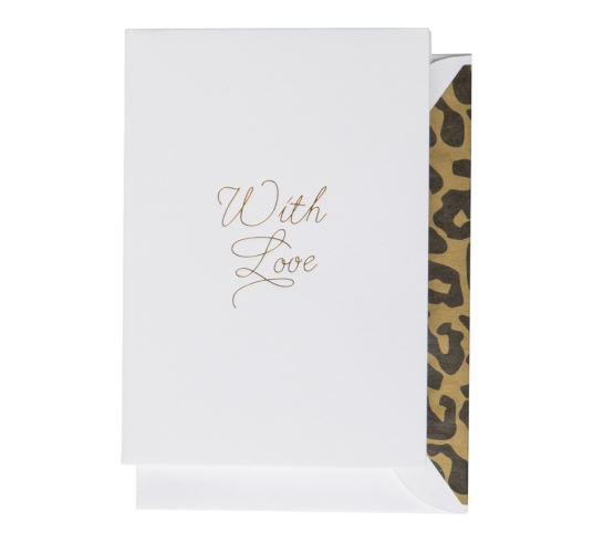 Cardsome Kort A7 With Love hvitt Cardsome Kort A7 With Love hvitt