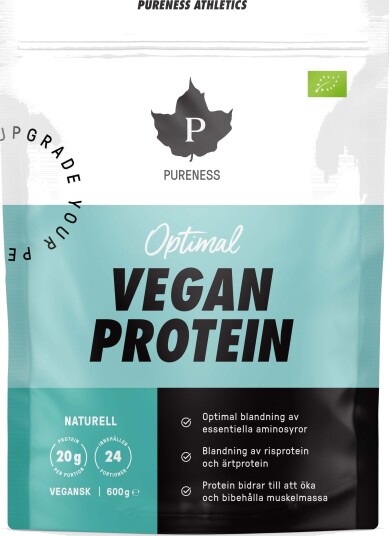Pureness Athletics Optimal Vegan Protein Ekologisk Naturell 600 g Pureness Athletics Optimal Vegan Protein Ekologisk Naturell 600 g