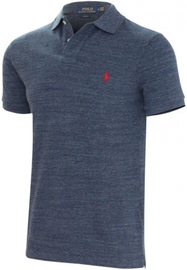 Polo Ralph Lauren Slim Fit Polo Blue Str XXL