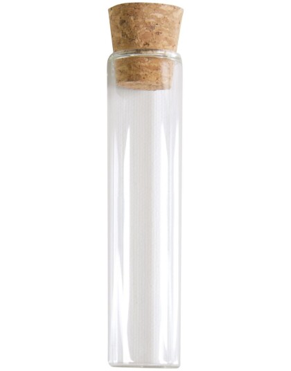 Santex 4 stk Glassrør m Kork 10 cm 70097