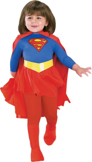 Supergirl Barn Drakt - Medium