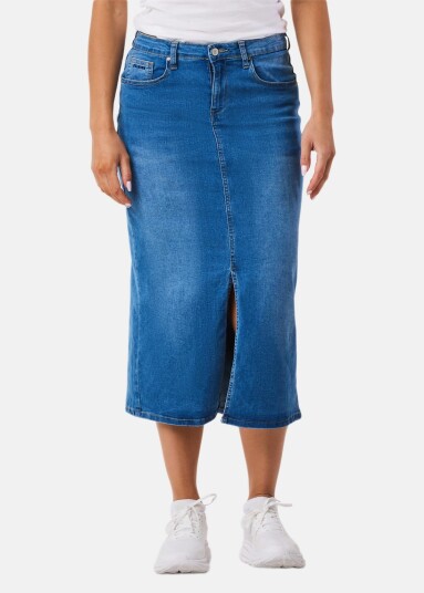 Oregon Long Denim Skirt W Oregon Long Denim Skirt W