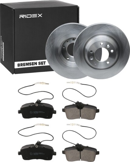 Bremseskiver og klosser RIDEX 3405B1123