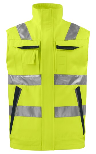 ProJob 6711 Refleksvest En Iso 20471 Kl 2 Yellow/Black 4XL ProJob 6711 Refleksvest En Iso 20471 Kl 2 Yellow/Black 4XL
