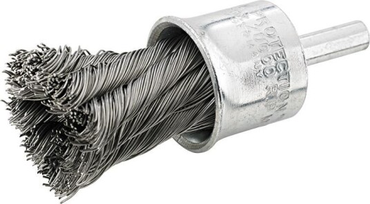 Format Ändborste 23x29x6mm 0,35mm, Tvinnad, Stål