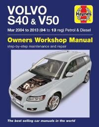 Volvo S40 & V50 Petrol & Diesel (Mar '04-'13) Haynes Repair Manual Av Mark Storey