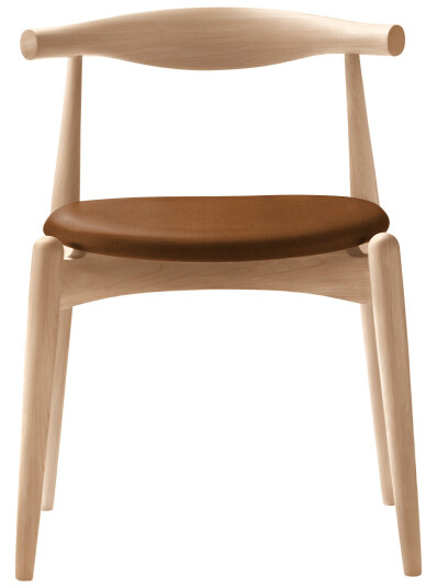 Carl Hansen & Søn CH20 Elbow Chair Oljet bøk / lær gruppe C Sif 91