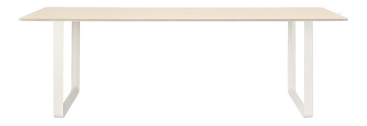 Muuto 70/70 spisebord 225 x 90 cm Sand laminate-Plywood-White