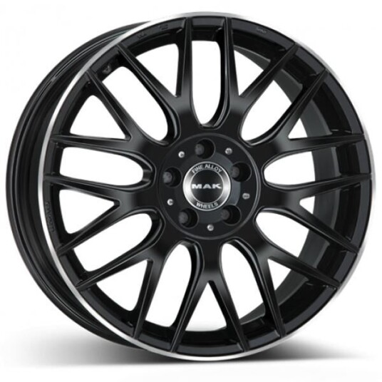 Mak Arrow Black Polished Lip 10x21 5x112 ET62 B66.6