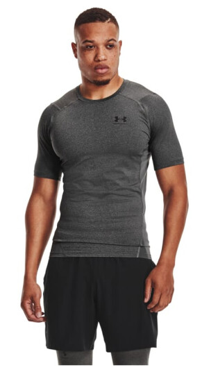 Under Armour Men's UA HG Armour Comp Short Sleeve Grå M Man