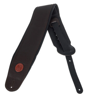 Levys Leather Bass Strap 4,5"" DBR