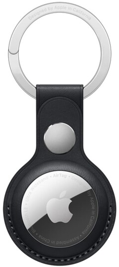 Apple Airtag Leather Key Ring Midnight Apple Airtag Leather Key Ring Midnight