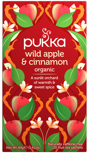 Apple Pukka Te, Wild Apple & Cinnamon, 20 stk. Apple Pukka Te, Wild Apple & Cinnamon, 20 stk.