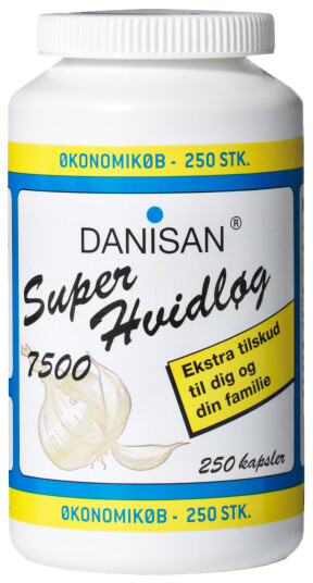 Diverse Super Hvidløg 250 Kapsler Diverse Super Hvidløg 250 Kapsler
