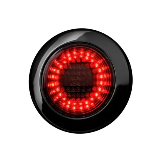 Baklys Strands Dark Knight IZE Led Tail Light Reverse / Fog   12/24V / 2.5 3.7W / 162 mm