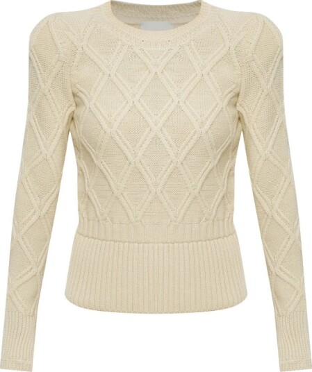 Isabel Marant Dame Strikkevarer Beige M,