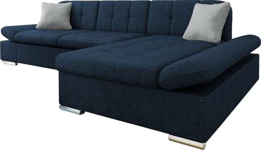 Vananda Soffa med Divan 3 seter Marineblå